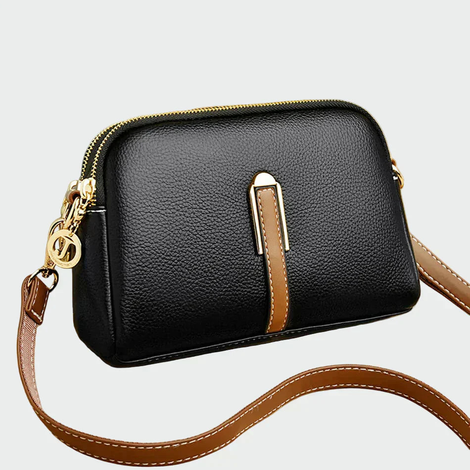 Bolso de Hombro de Piel Elegante